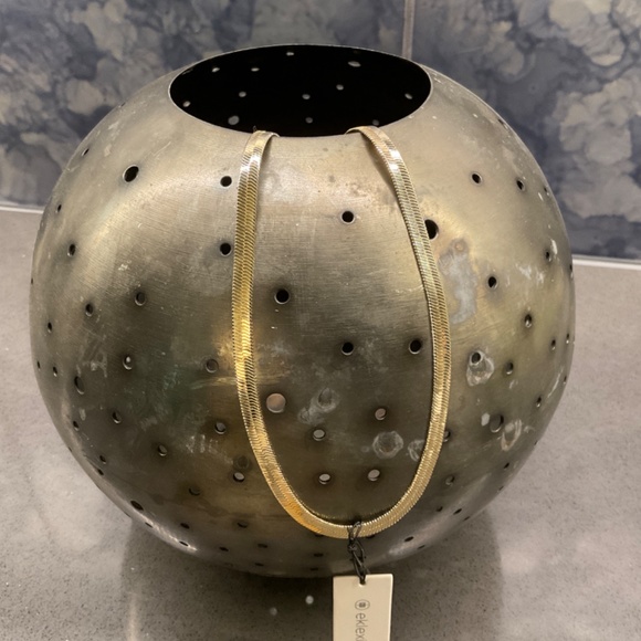 10K Gold Plated 5mm Viper Chain Necklace, 16” NWT - Picture 2 of 4